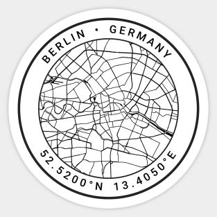 Berlin Map Sticker